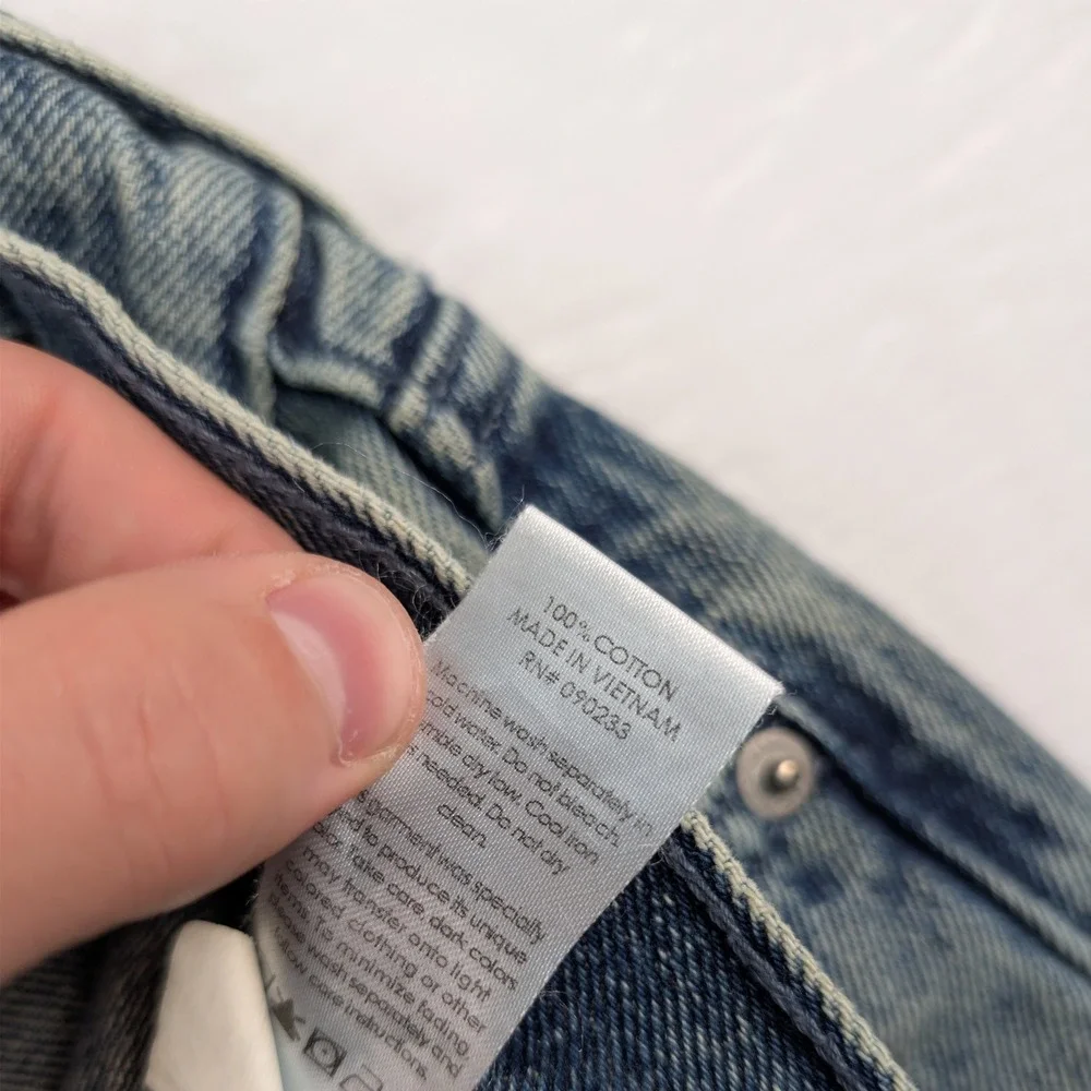 PacSun Jeans Men's 34x29 Blue‎ Baggy Wide Leg Skater Streetwear 90s Retro Denim